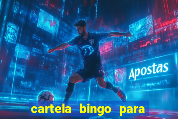 cartela bingo para cha de cozinha imprimir gratis