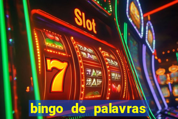 bingo de palavras cha de bebe