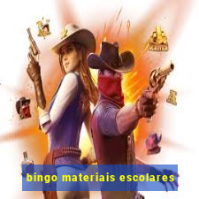 bingo materiais escolares