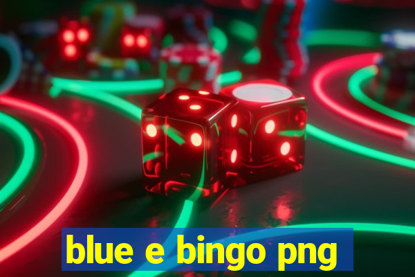 blue e bingo png