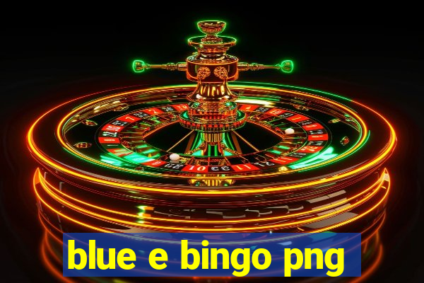 blue e bingo png