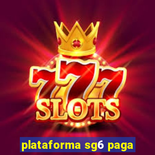 plataforma sg6 paga