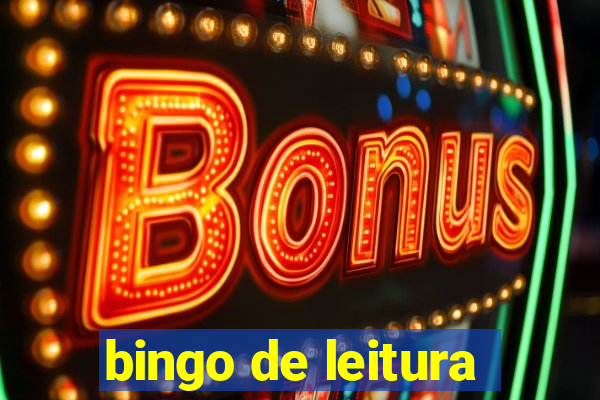 bingo de leitura