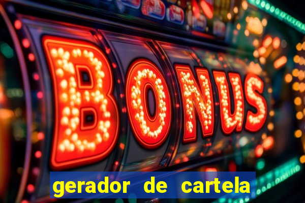 gerador de cartela de bingo