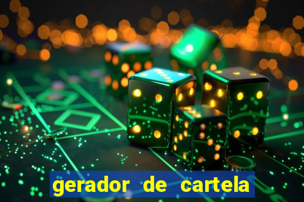 gerador de cartela de bingo