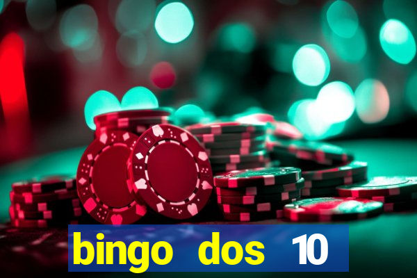 bingo dos 10 mandamentos da lei de deus