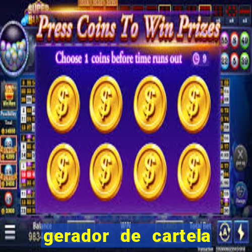 gerador de cartela bingo 1 a 75