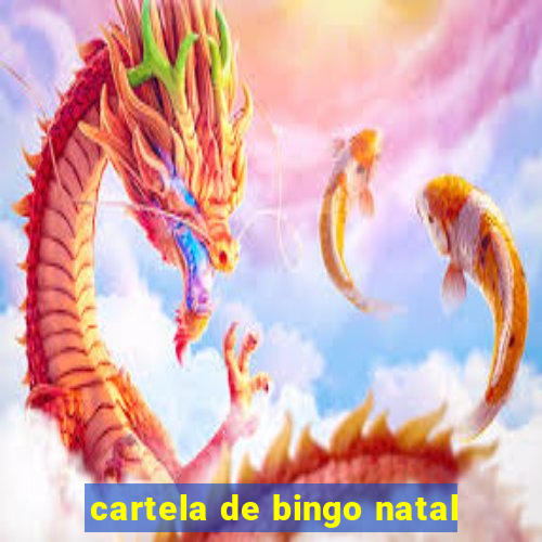 cartela de bingo natal