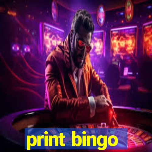 print bingo