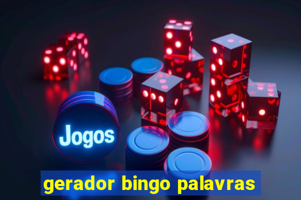 gerador bingo palavras