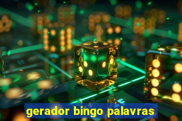 gerador bingo palavras