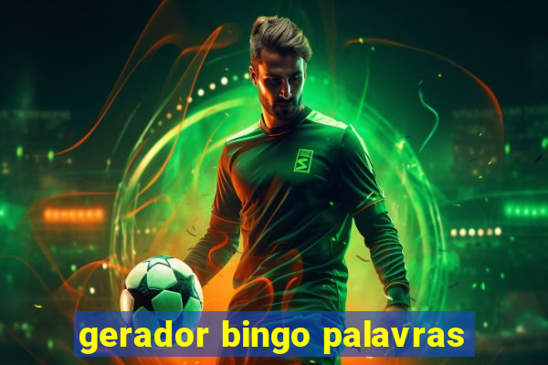 gerador bingo palavras