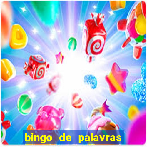 bingo de palavras de natal