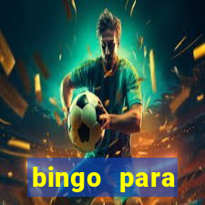 bingo para despedida de solteira para imprimir