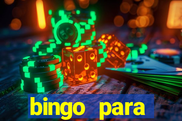 bingo para despedida de solteira para imprimir