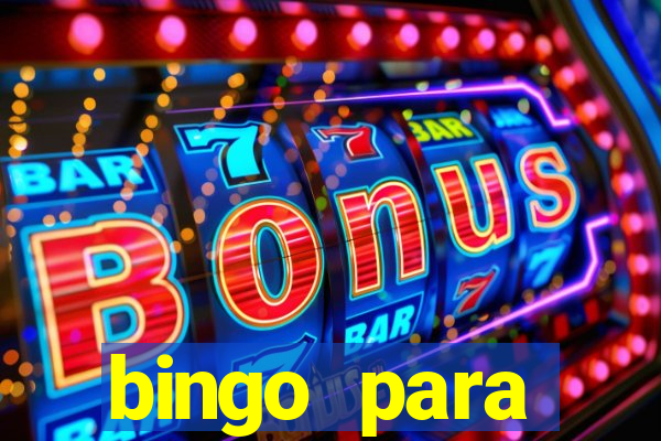 bingo para despedida de solteira para imprimir