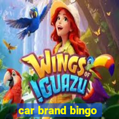 car brand bingo