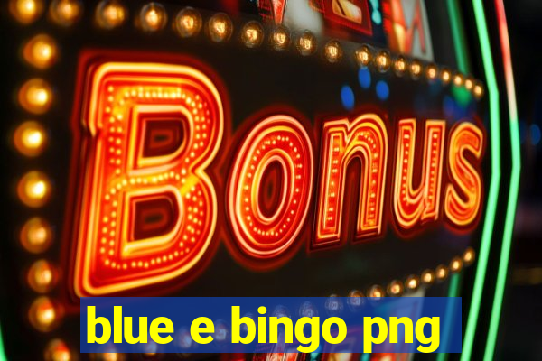 blue e bingo png