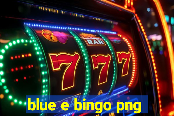 blue e bingo png