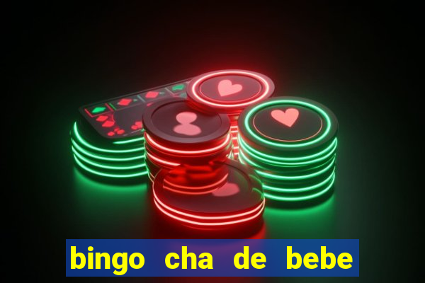 bingo cha de bebe cartelas para imprimir