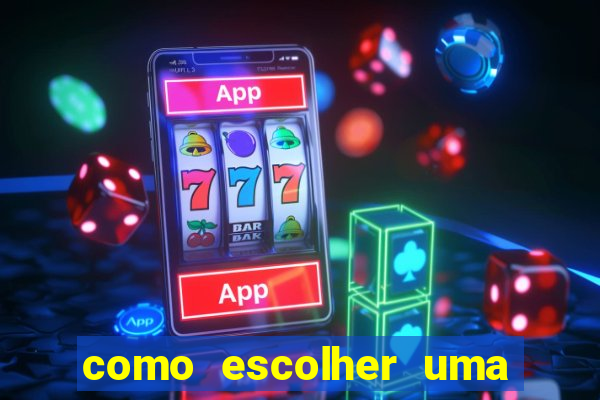 como escolher uma boa cartela de bingo