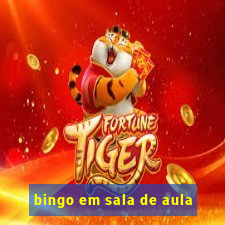 bingo em sala de aula