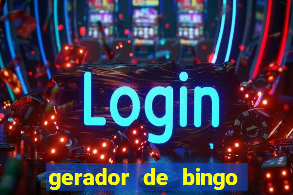 gerador de bingo cha de bebe