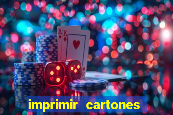 imprimir cartones de bingo