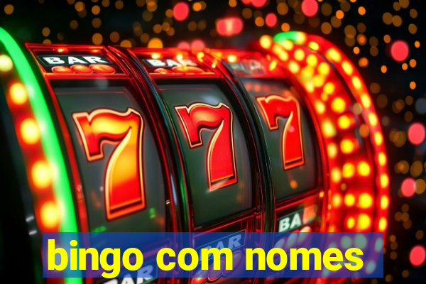 bingo com nomes