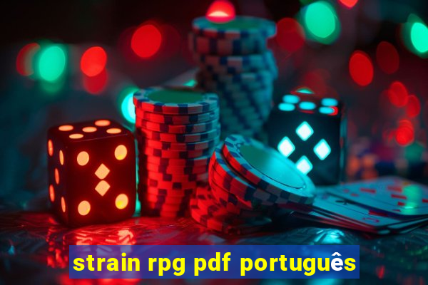 strain rpg pdf português